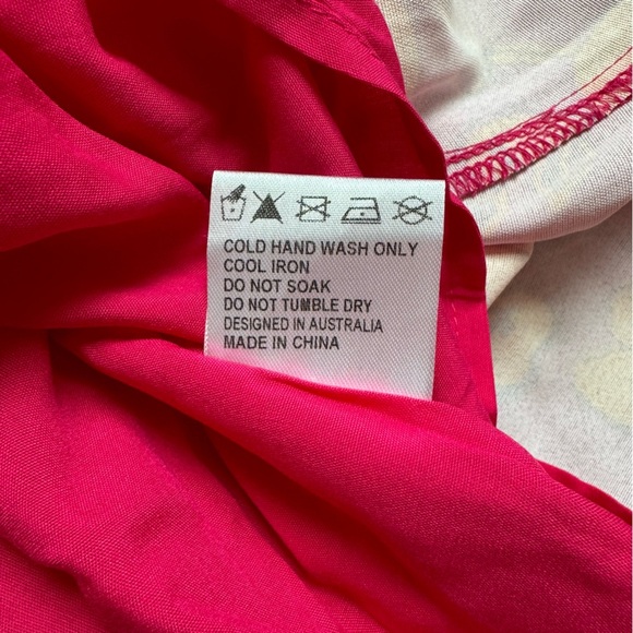 NWT Hello Molly strapless flowy pink orange floral romper corset top XL - Picture 7 of 12